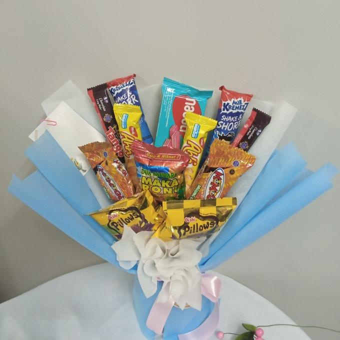 

Best Product!!! Buket, Bouquet, Hampers, Hadiah Snack, Makanan Ringan 007 - Paling Dicari