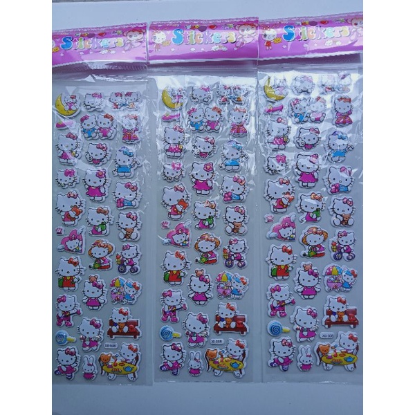 STIKER TIMBUL BESAR HELLO KITTY (1 PCS) Mainan murah/mainan grosir