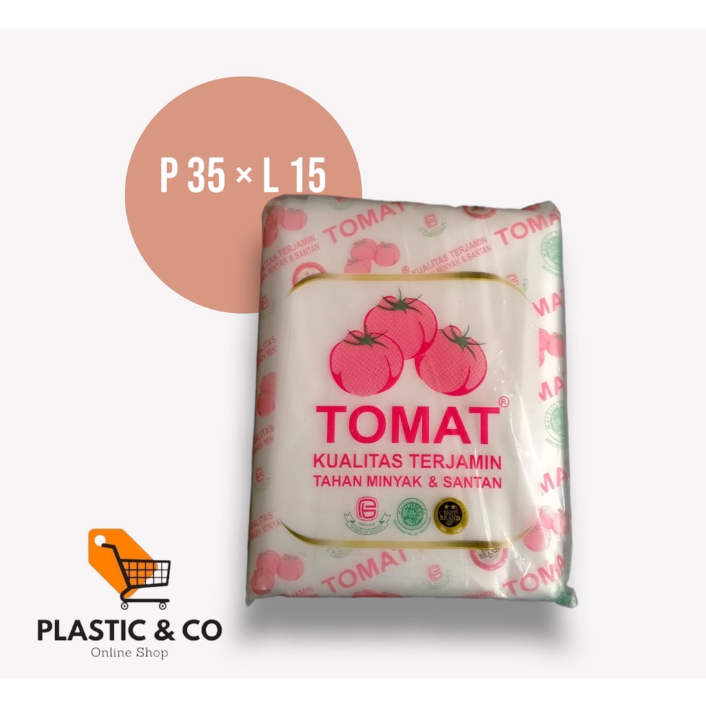 Plastik PE Tomat 15x35