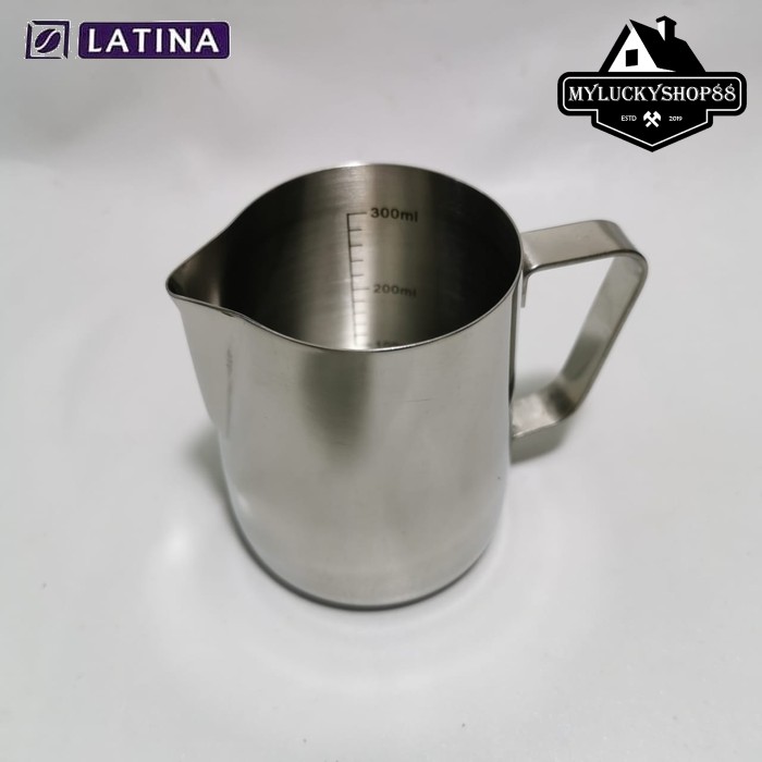 Latina Pitcher STA 3325 350 cc Milk Jug Scale 350cc Takar Stainless