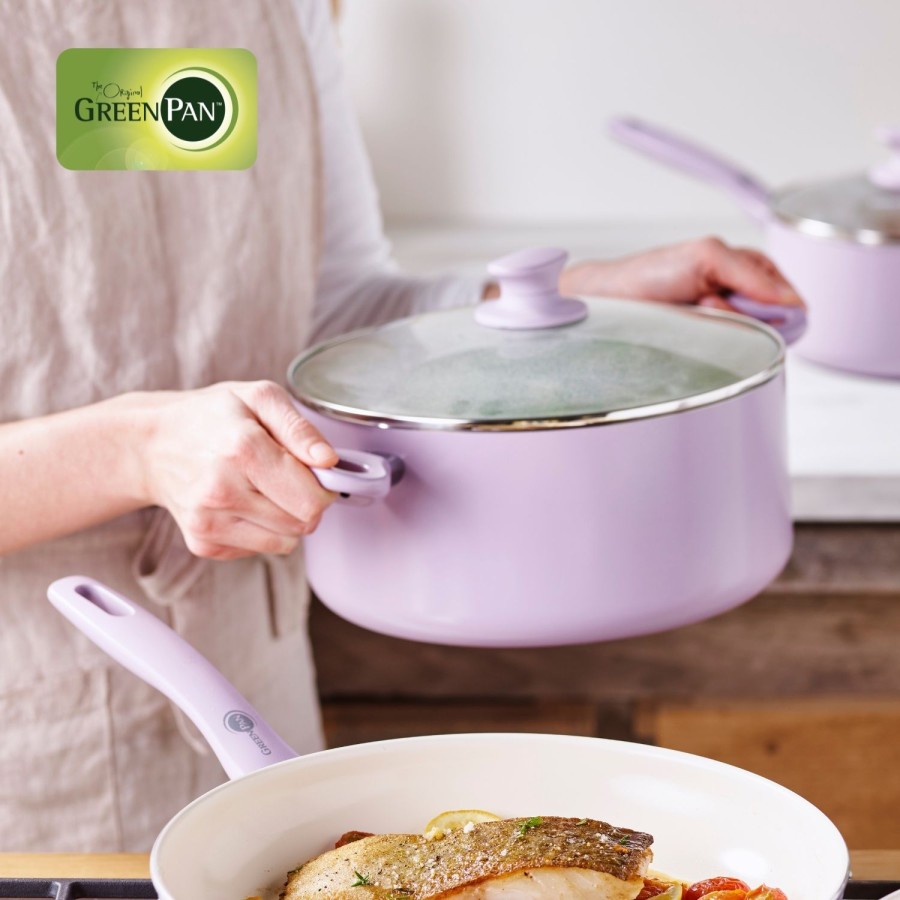 GreenPan Delight Lavender Cvd Casserole 24 cm / 2.13 L