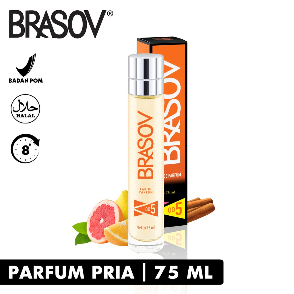 BRASOOV Parfum 75 ML Eau De Parfum HALAL Perfume Spray