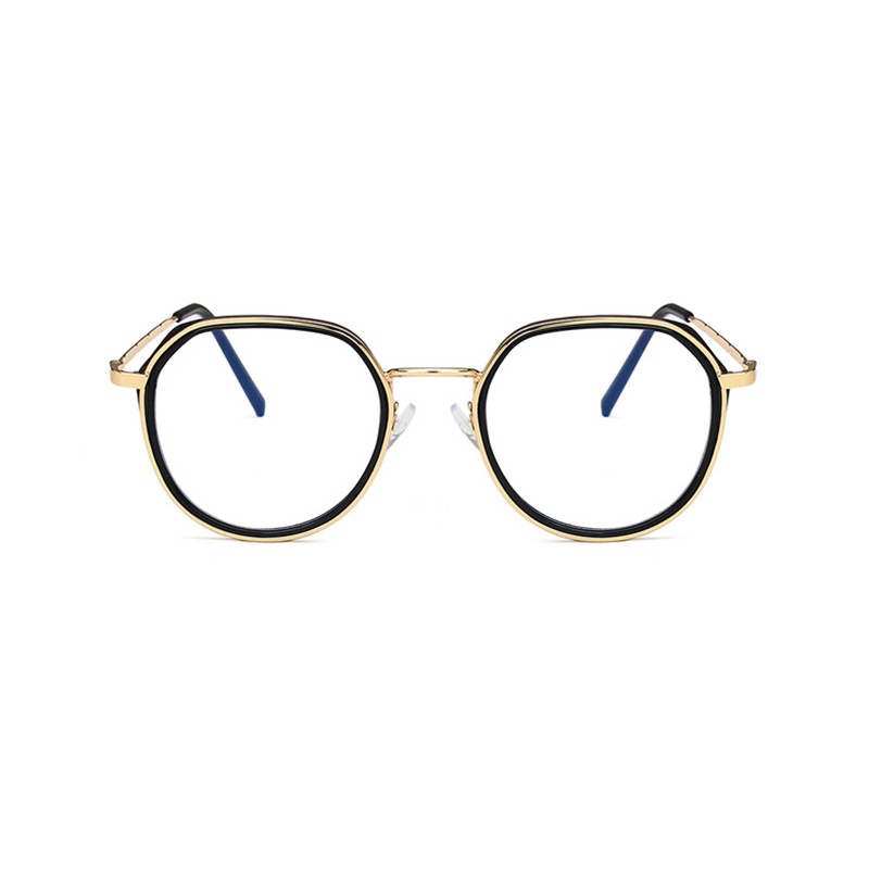 (GROSIRJAYA32) Frame Kacamata Anti Radiasi Wanita Korean Fashion Kacamata Bulat Eyeglasses