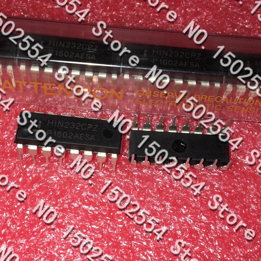 10pcs Ic Hin232 Hin232Cpz Dip-16 Interface Transceiver L