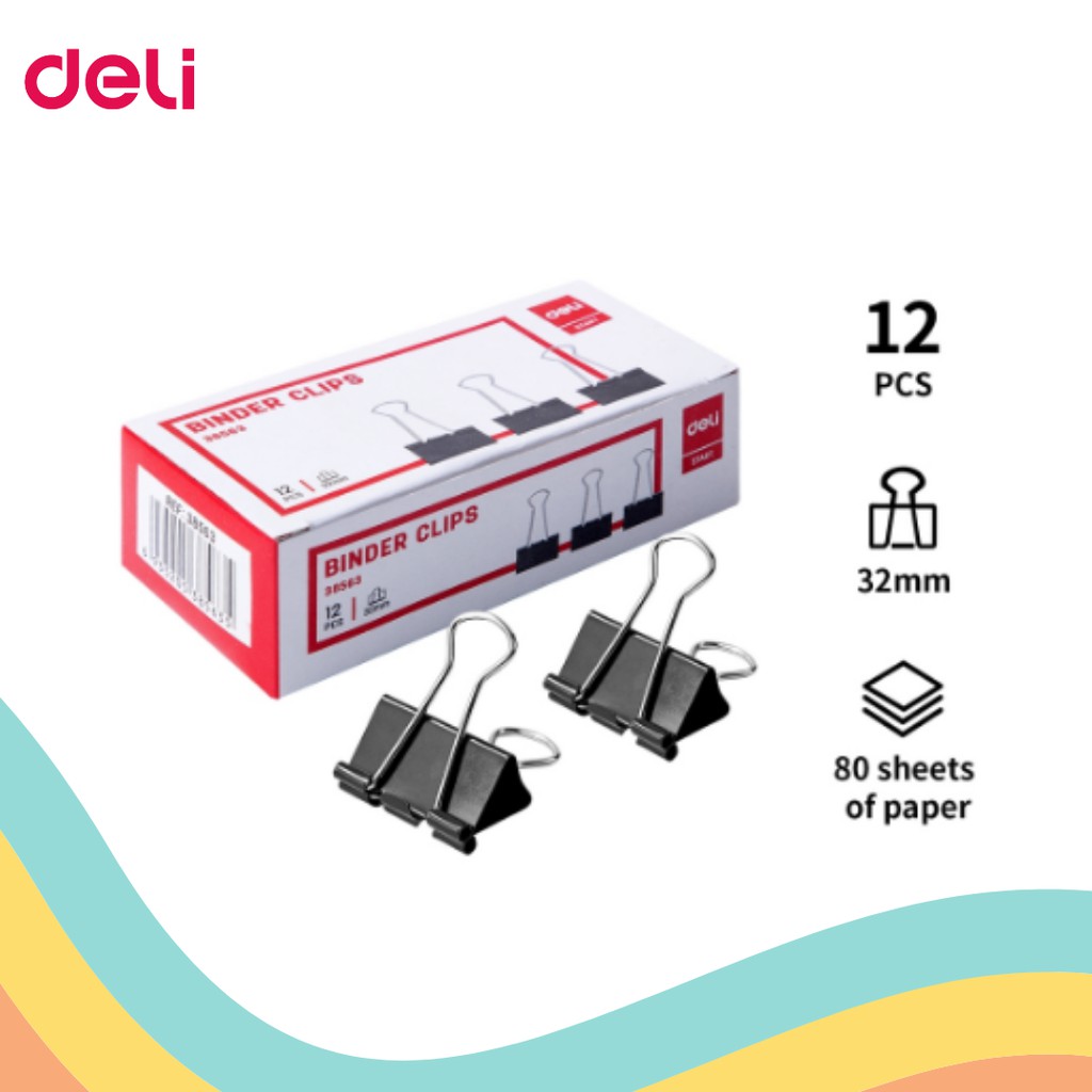 

BINDER CLIP DELI E-38563 (155) (1 BOX)