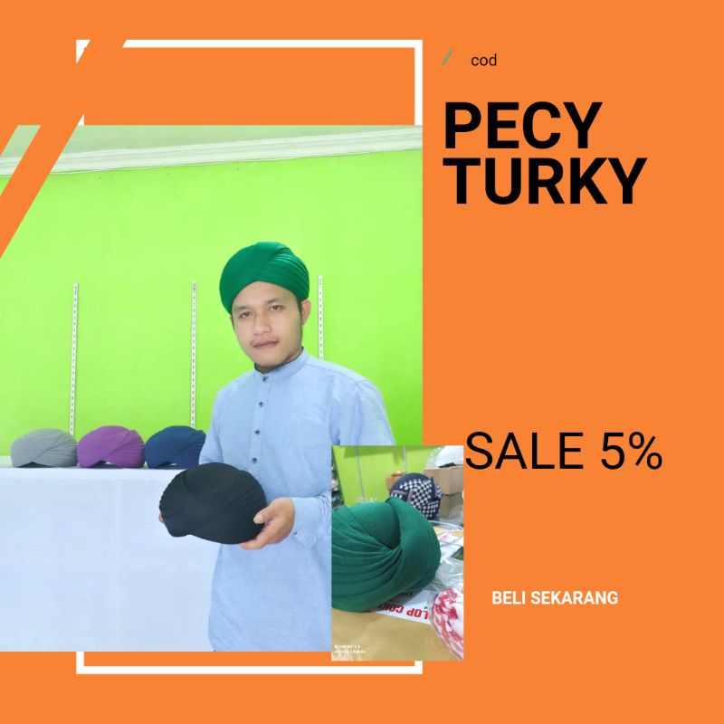 imamah turki /peci imamah permanen /imamah tinggal pakai /peci imamah murah/kuplok/peci habib/imamah