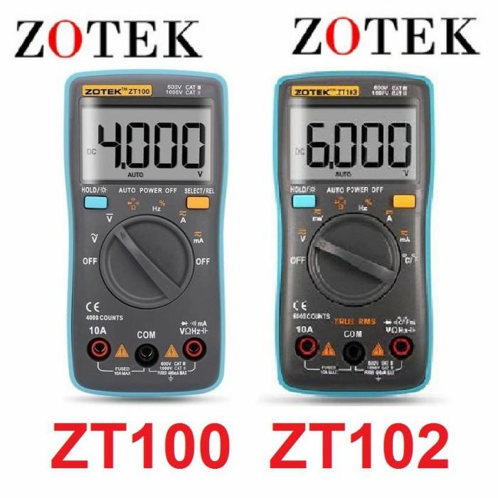 Current Meter Avometer Digital Zotek Zt100 Zt102 Multitester Original Multitester 40