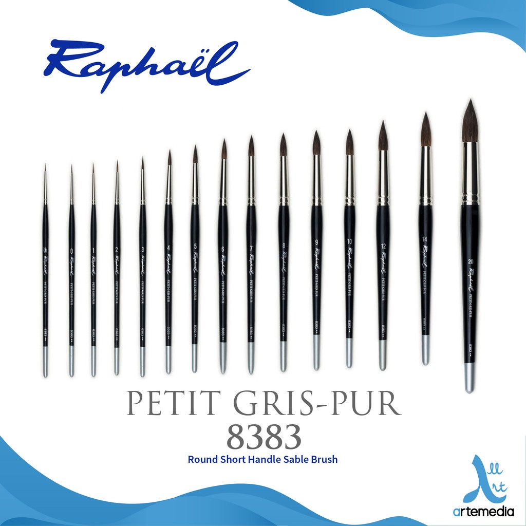 

Raphael 8383 Round Petit Gris Extra Pur Squirrel Brush SH