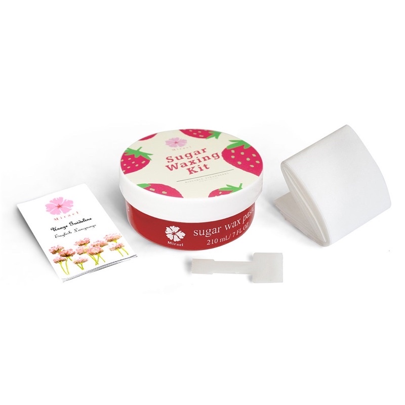 MIRAEL Strawberry Sugar Waxing Kit