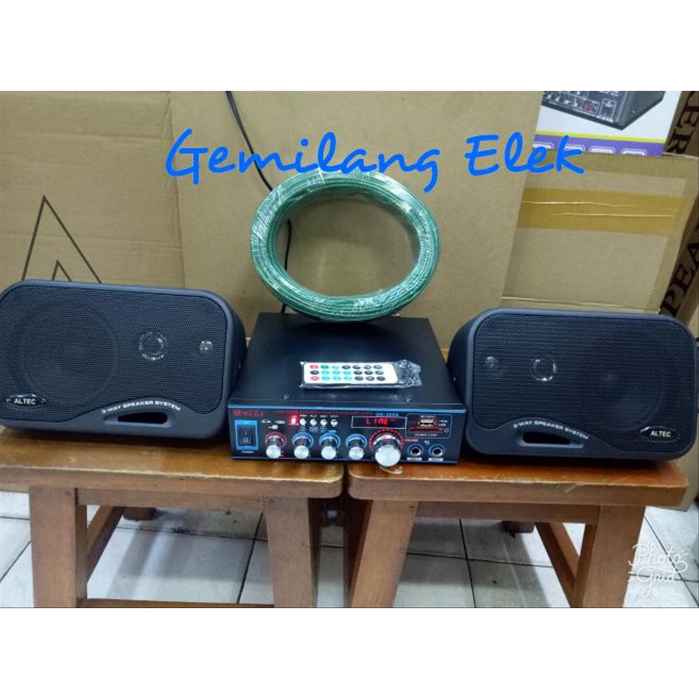 Unik PAKET MINI SOUND SYSTEM Berkualitas