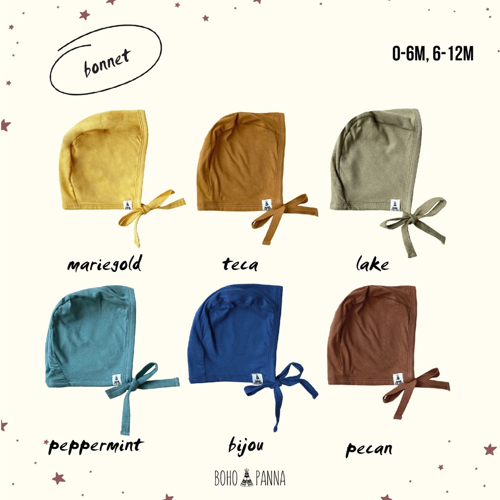 BOHOPANNA -BONET BONNET- TOPI BAYI