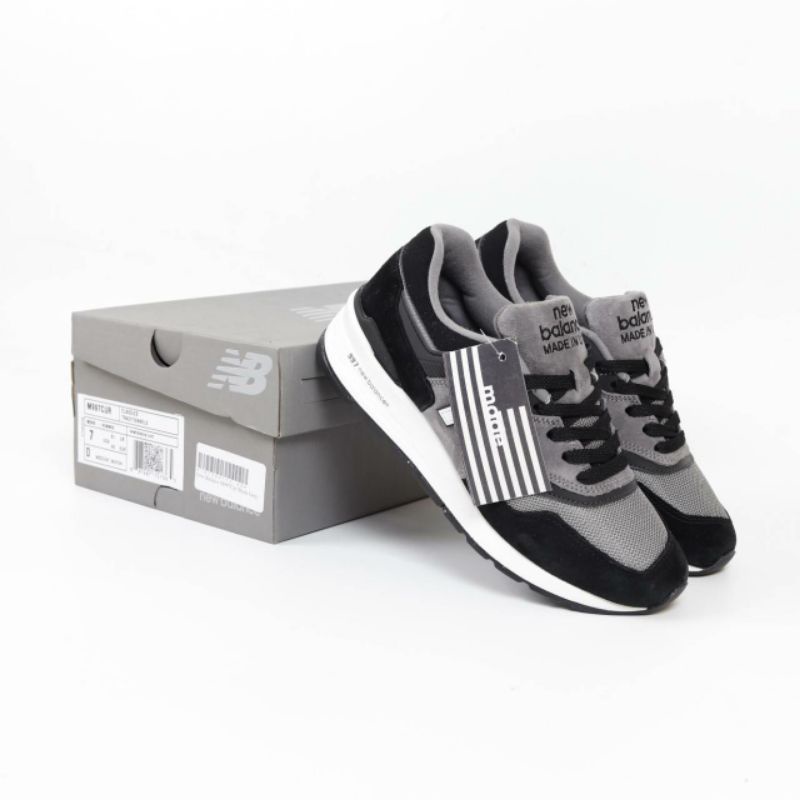 new balance 997 black grey