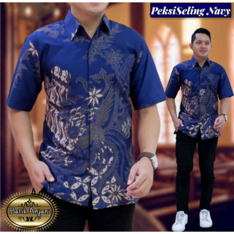 PEKSI SELING kemeja batik pria kekinian | batik halus sragenan | kemeja batik pria murah