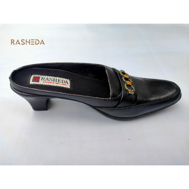 Sepatu Sandal Wanita Kulit Asli Rasheda Series SM 04 Selop Tutong Bustong