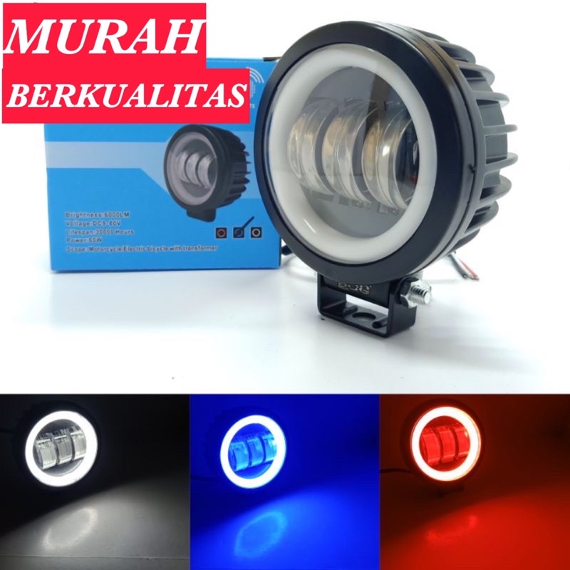 LAMPU TEMBAK DAYMAKER 3LENSA UNIVERSAL SEMUA MOTOR