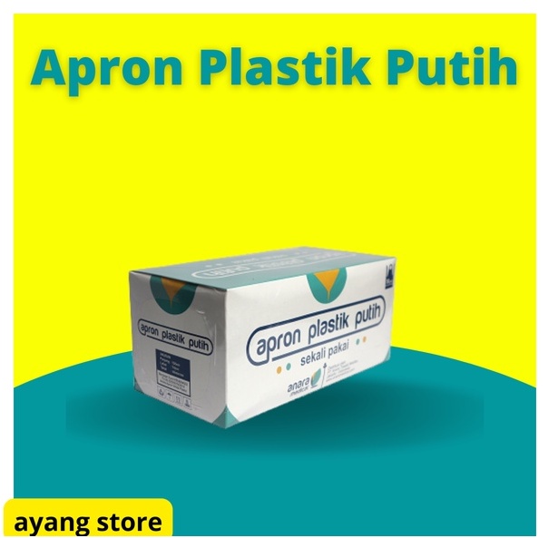 ANARA Celemek Plastik Medis / Apron Plastik Medis Kemenkes