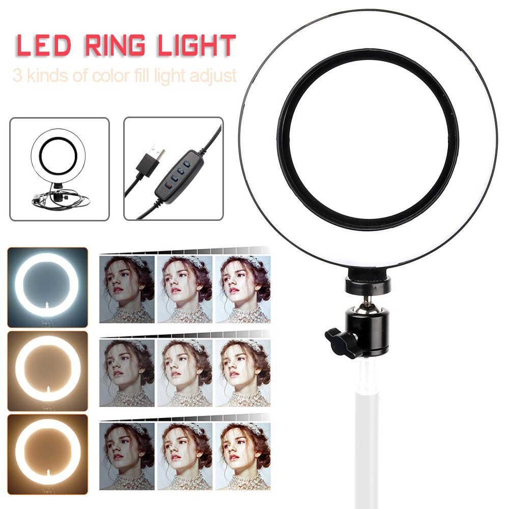 RING LIGHT LED 33CM / LIGHTENING STUDIO/ Live Selfle