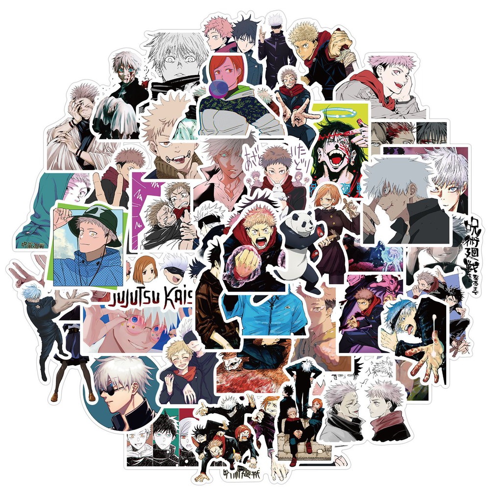 Sticker Anime JJK Jujutsu Kaisen Set Series MURAH WATERPROOF Scratchproof-1