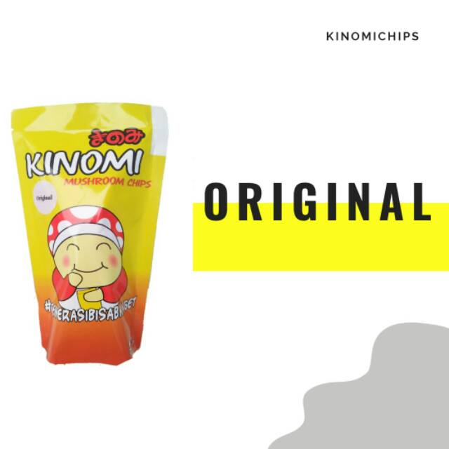 

Keripik jamur enak kinomi rasa original