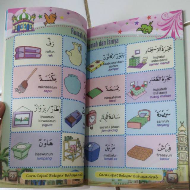 Buku Cara Cepat Mengenal Bahasa Arab Edisi Full Colour Untuk Anak Tk Shopee Indonesia
