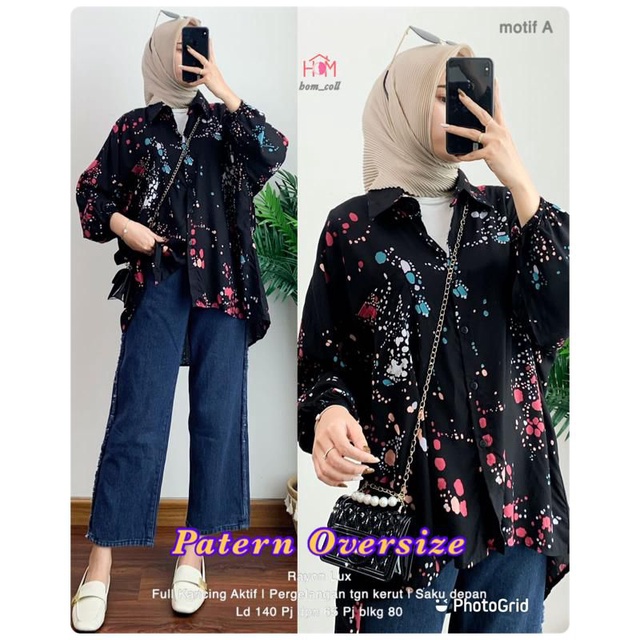 READY STOK AMAN BISA COD BAJU ATASAN BLOUSE KAOS SUPER JUMBO BIGSIZE OVERSIZE WANITA LD 120 140 LENG