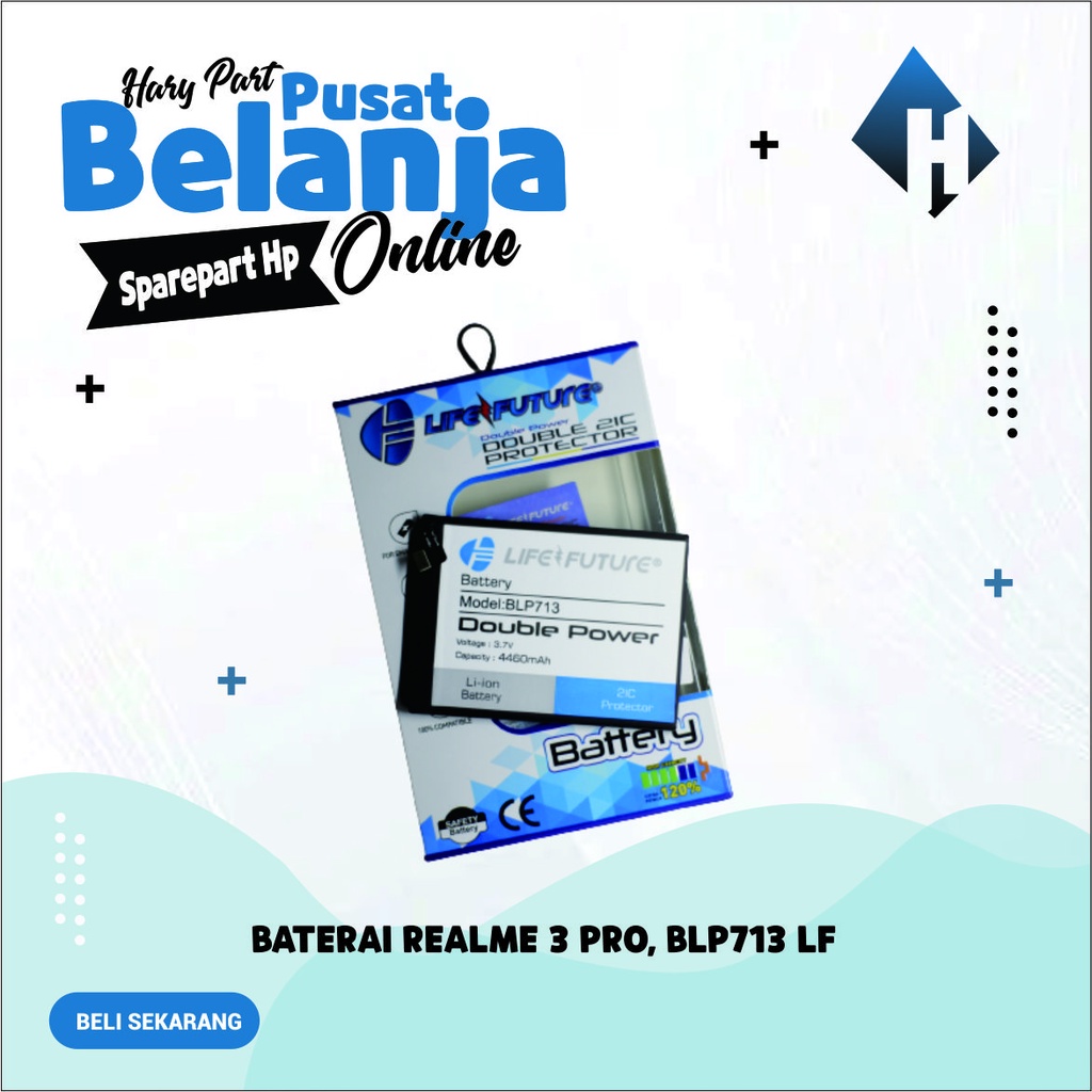 Baterai Realme 3 Pro Baterai BLP713 ME