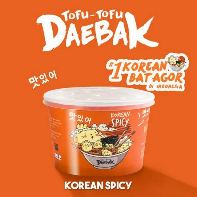 

Tofu daebak batagor instan