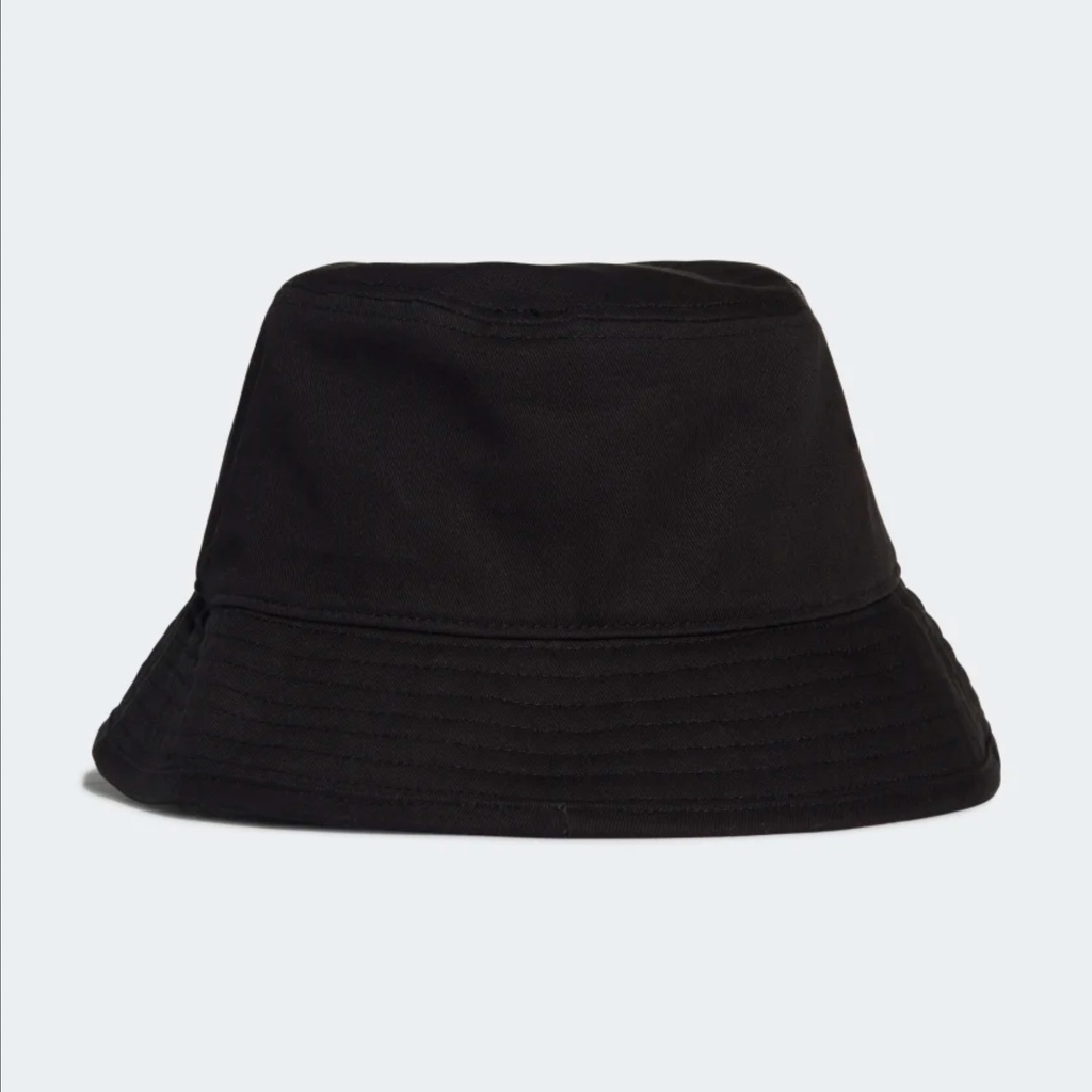 ADIDAS Cotton Bucket Hat Black Hitam H36810 Topi Original 100%