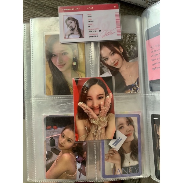 Jual Photocard Twice Sana Nayeon Official Sanayeon Pc Hd Fancy Id Card