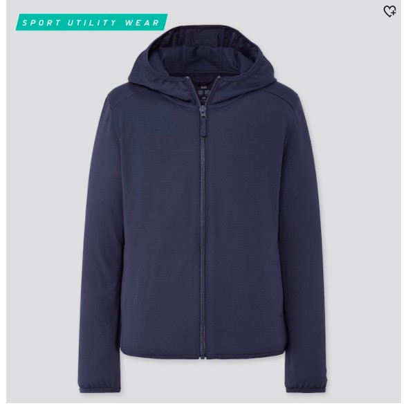 Uniqlo UQ KIDS AIRism JAKET UV PROTECTION MESH HOODIE (PJG)