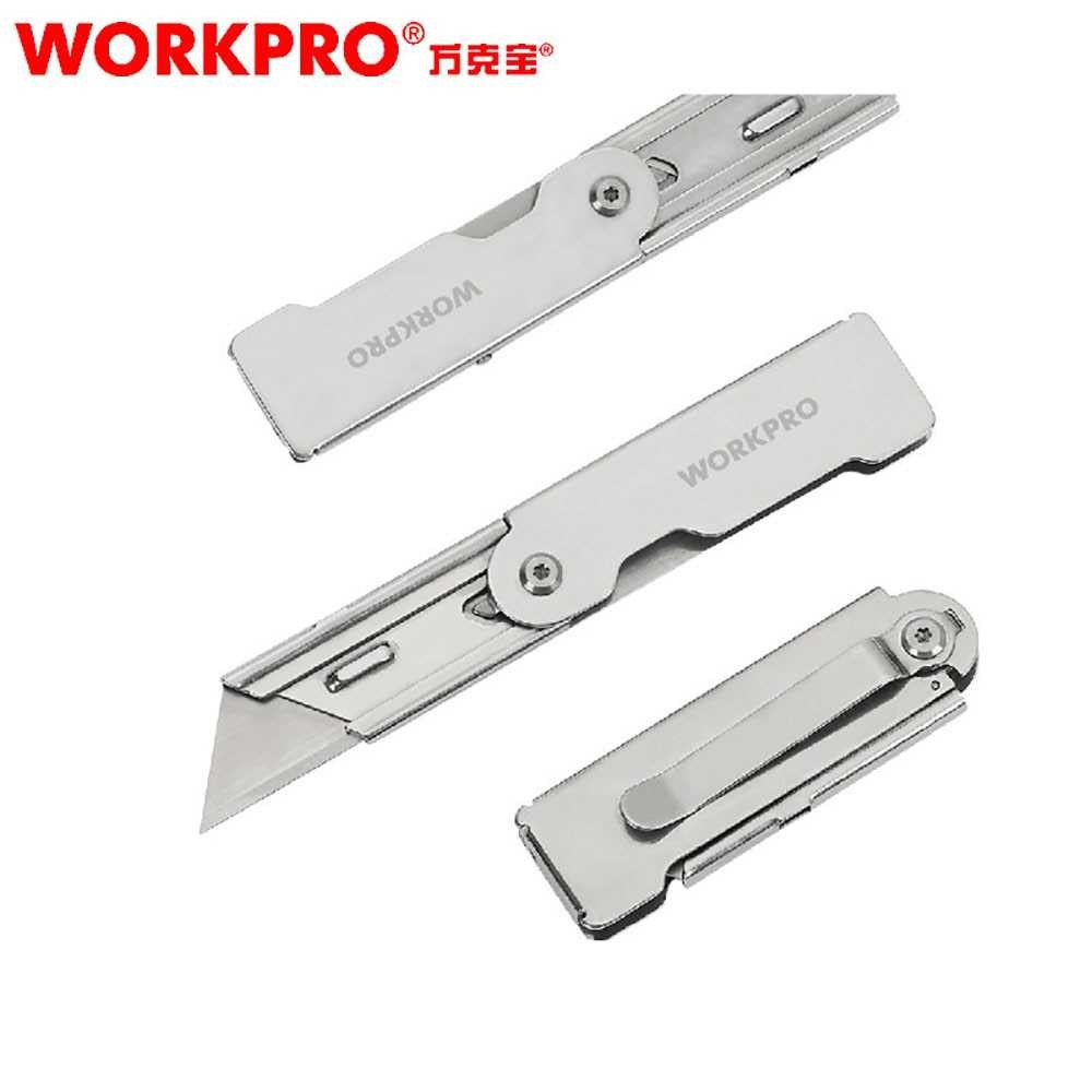 Grosir WORKPRO Pisau Lipat Cutter EDC 3 PCS - W011020