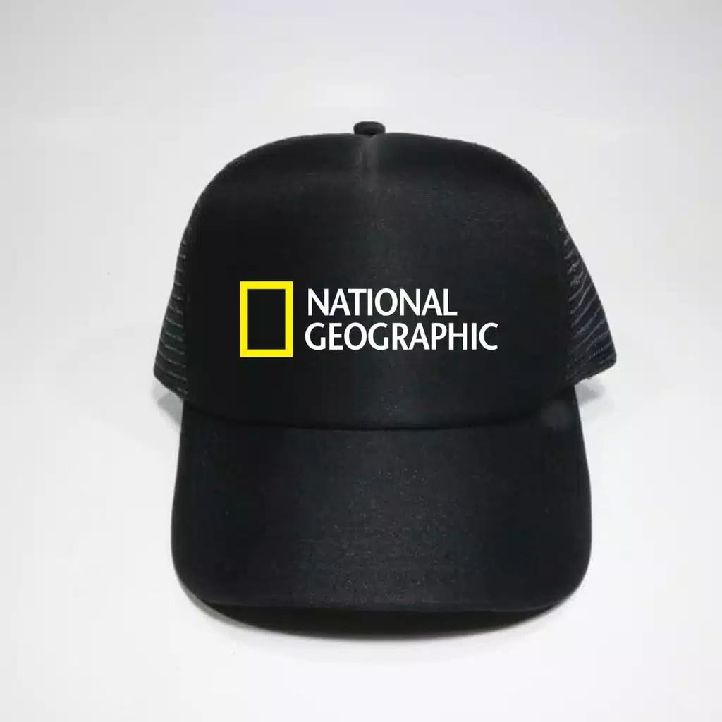 topi national geographic / topi natgeo / trucker hat / topi jaring distro