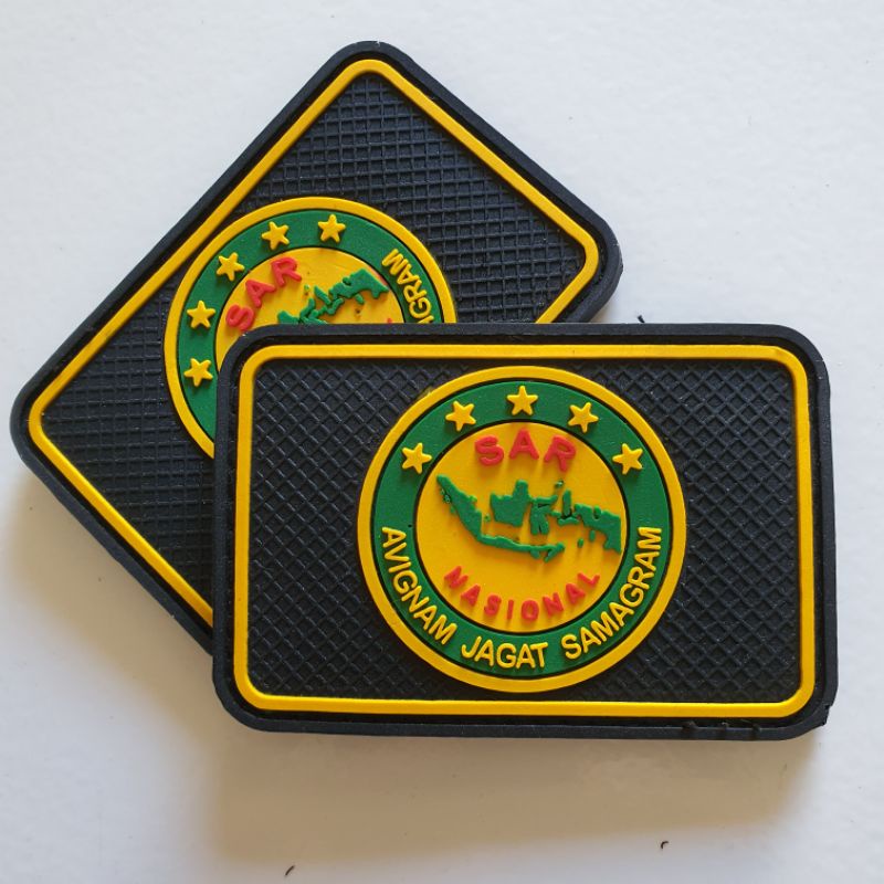 Jual Patch Rubber Logo Sar Nasional Kotakbpbdbasarnastempelan Emblem