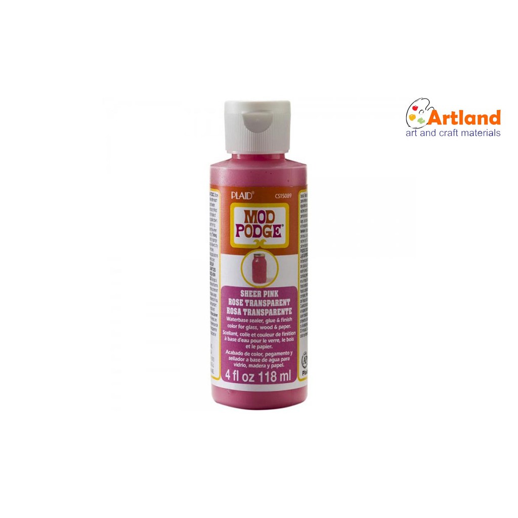 

ModPodge Sheer C 4oz Pink
