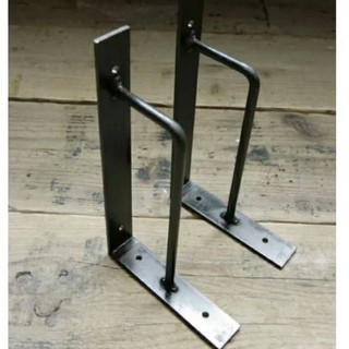 rak siku L siku besi penyangga papan ambalan 40cm dan 50cm