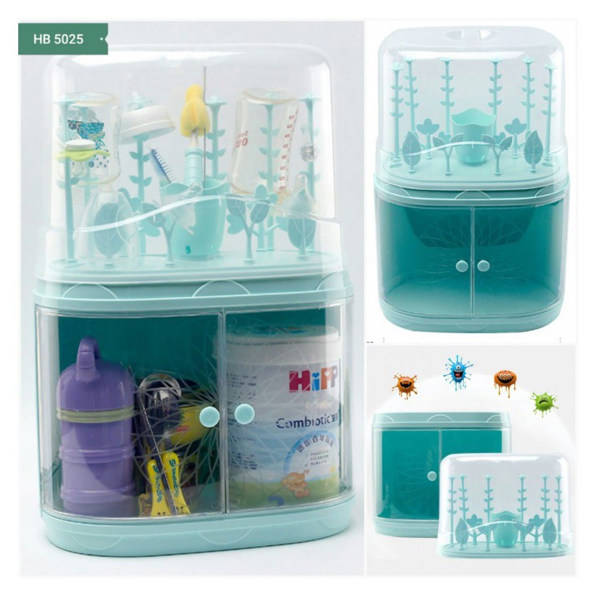 Kandila Multi Level Baby Bottle Box Drying Rack Rak Pengering Botol Bayi HB5025