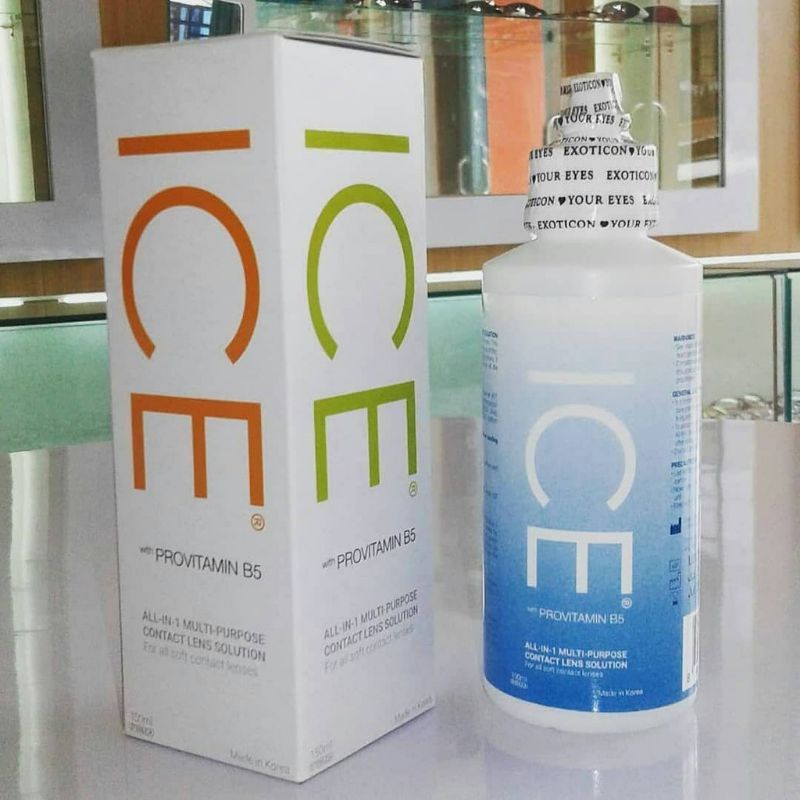 ( BESAR 150ML ) CAIRAN SOFTLENS ICE SOLUTION AIR SOFTLEN CAIRAN PEMBERSIH SOFLEN ICE