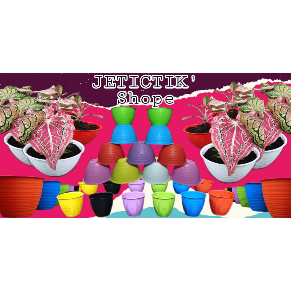 POT BUNGA (TAWON) 15cm HARGA GROSIR