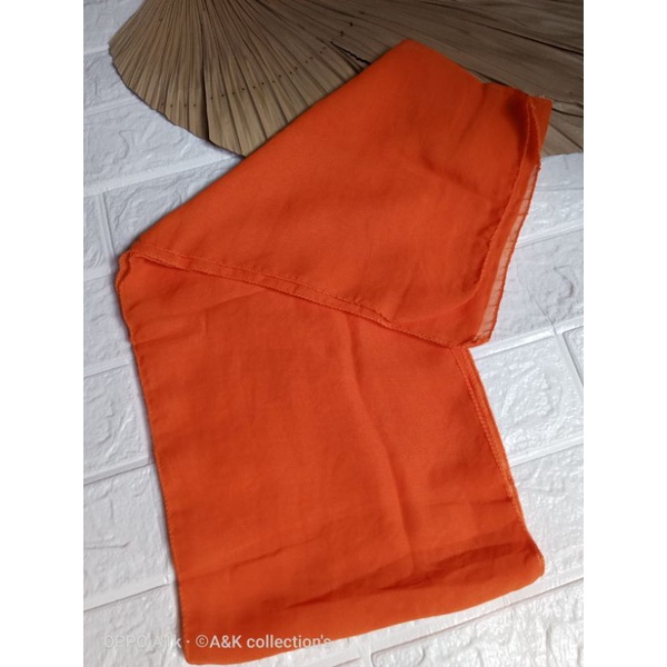 Selendang polos 2,4m.sifon hycon/selendang bali