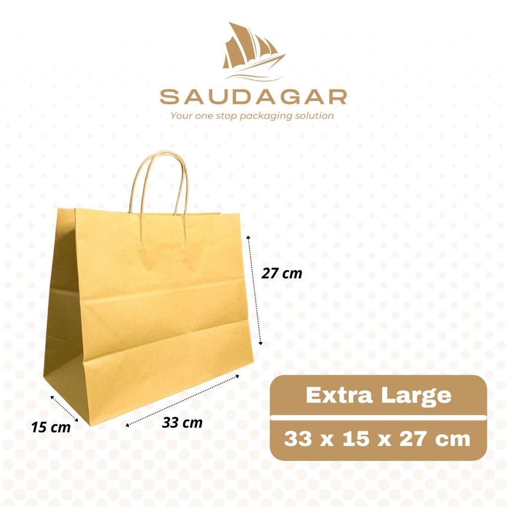 Shopping paper bag / Tas kertas belanja kado Extra large