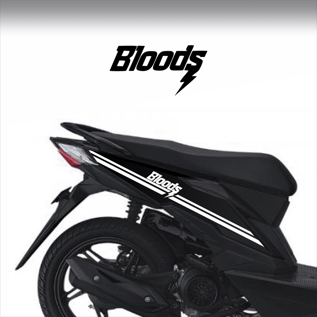 Stiker Sticker Cutting Cuting Kating Beat Fi New 2017 2018 2019 Bloods Garis Simple