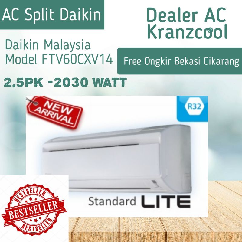 Promo AC Split Daikin Malaysia 2.5 PK