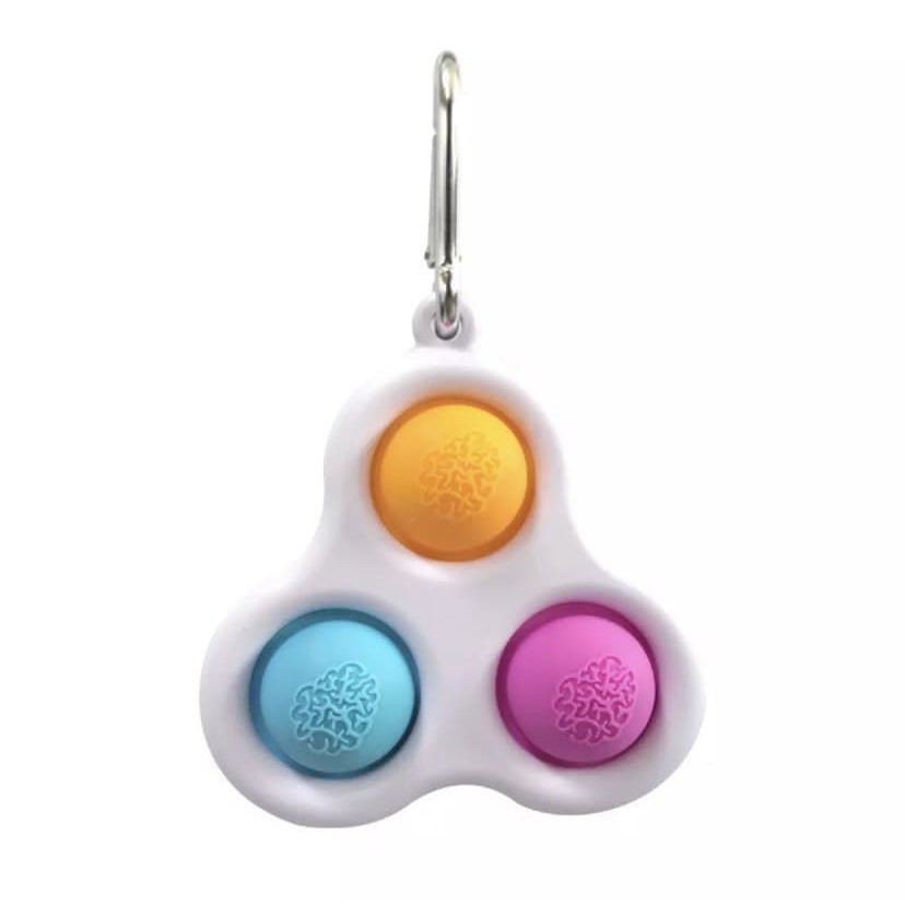 Simple Dimple Simpl Dimpl Fidget Sensory Tik Tok Tiktok Toy Pop It Its-Blue Pink Orange