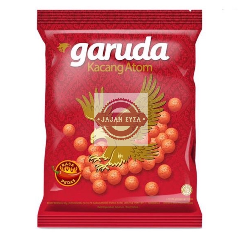 garuda kacang atom pedas 230gr kacang atom garuda