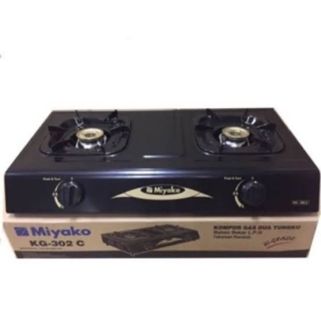 Kompor Gas MIYAKO 2 Tungku KG302C Api BIRU Shopee Indonesia Kompor Gas MIYAKO 2 Tungku KG302C Api BIRU Shopee Indonesia