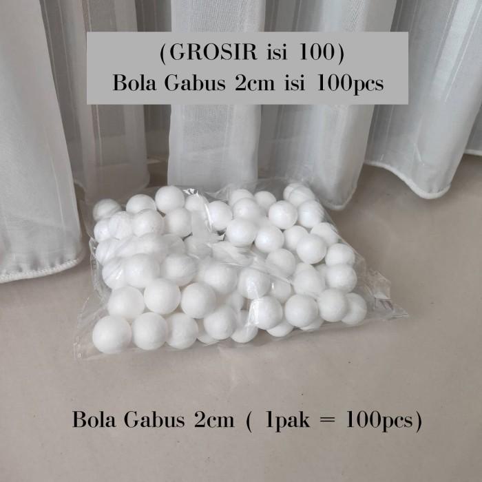 

Bola Gabus 2cm / Bola Gabus Styrofoam diameter 2cm HARGA GROSIR 100 pc