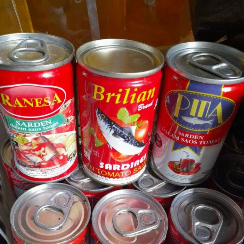 Sarden Ranesa/Pina/Brilian/Biltan Saos Tomat 155gr