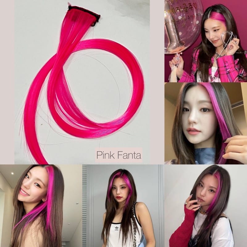 Mrcaisen HAIRCLIP WARNA wig hair clip colour highlight rambut sambung palsu extension