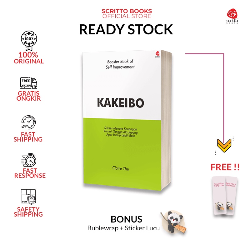Scritto Books - Booster Book of Self Improvement  Kakeibo Sukses Menata Keuangan Rumah Tangga Ala Je