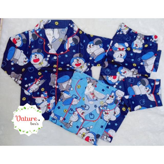 Baju Tidur Gambar Doraemon